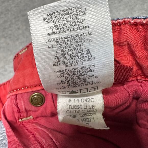 Cj by Cookie Johnson Felicity Flare Jeans WMNS 34x32 Blue Mid Rise Medium Wash - Picture 7 of 13